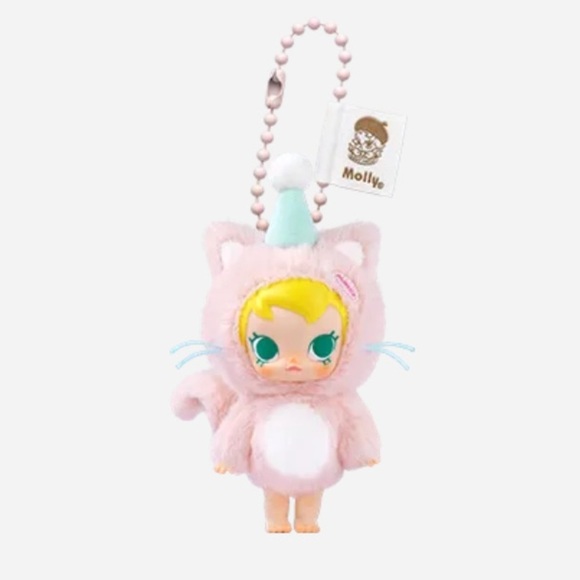 PopMart Molly Pocket Friends Who’s the Good Girl Plush Pendant New w/ Box & Card - Picture 3 of 6